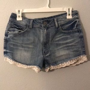 Jean high-waisted Shorts
